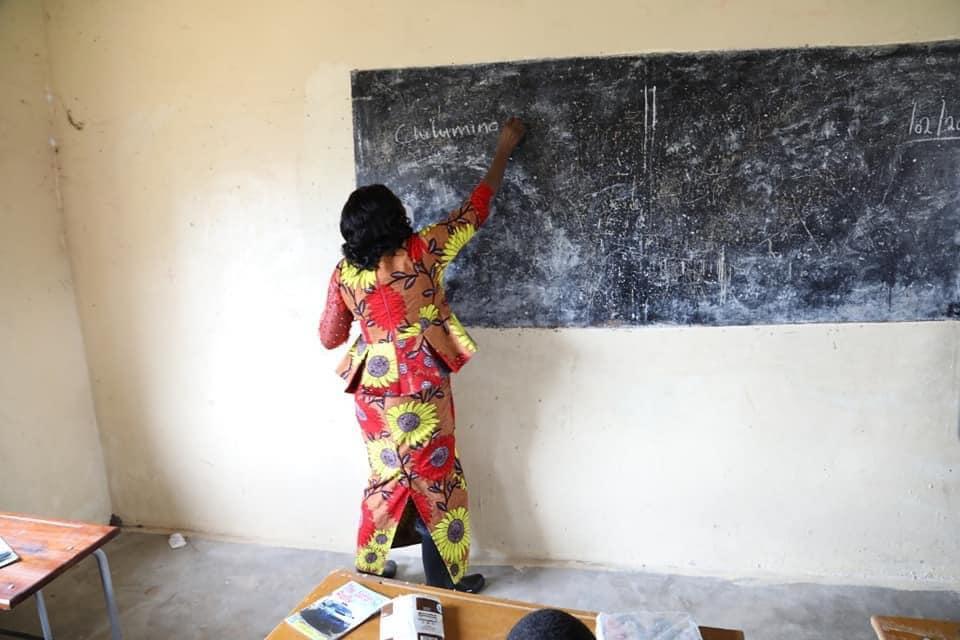VEEP NALUMANGO TEACHES CHILDREN IN FLOOD VICTIMS CAMPS VEEP NALUMANGO TEACHES CHILDREN IN FLOOD VICTIMS CAMPS