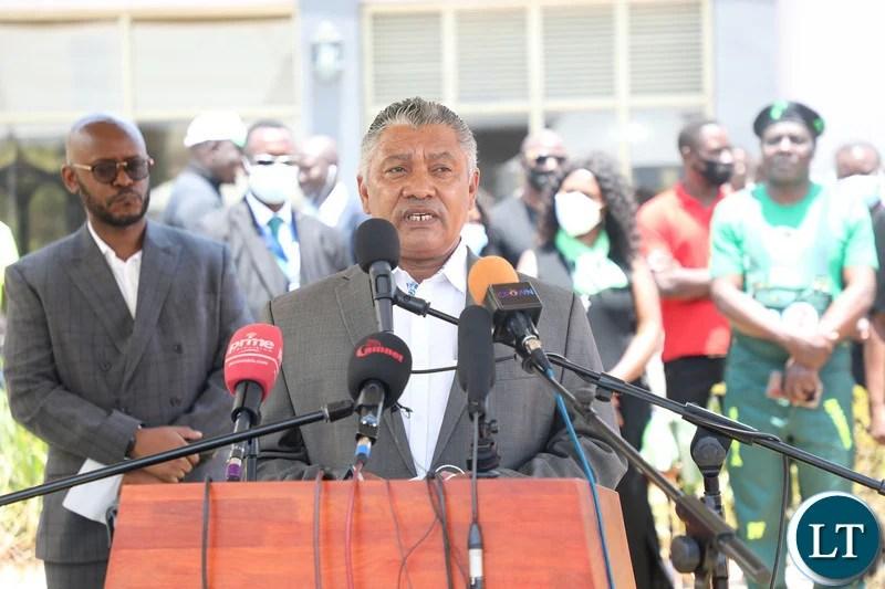Given Lubinda Refuses to Meet a delegation from the American Embassy Given Lubinda Refuses to Meet a delegation from the American Embassy