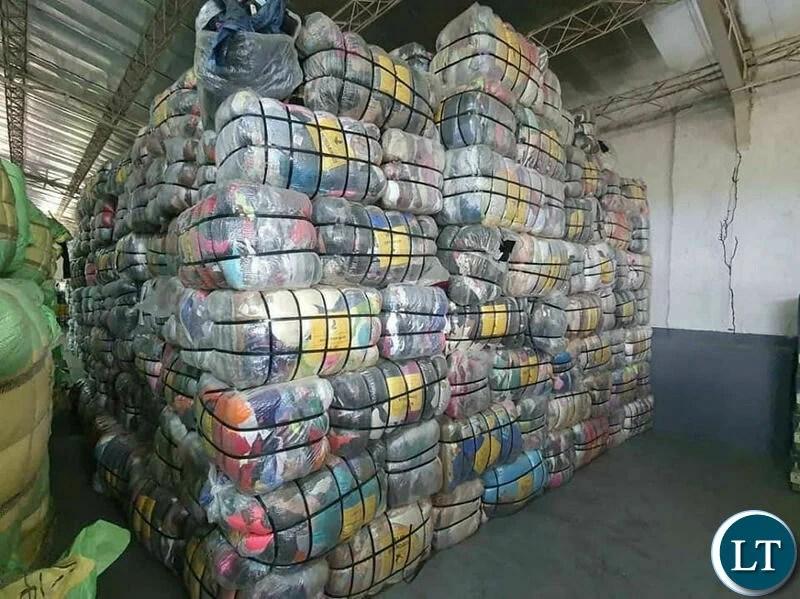 570 bales of Salaula intercepted by ZRA 570 bales of Salaula intercepted by ZRA