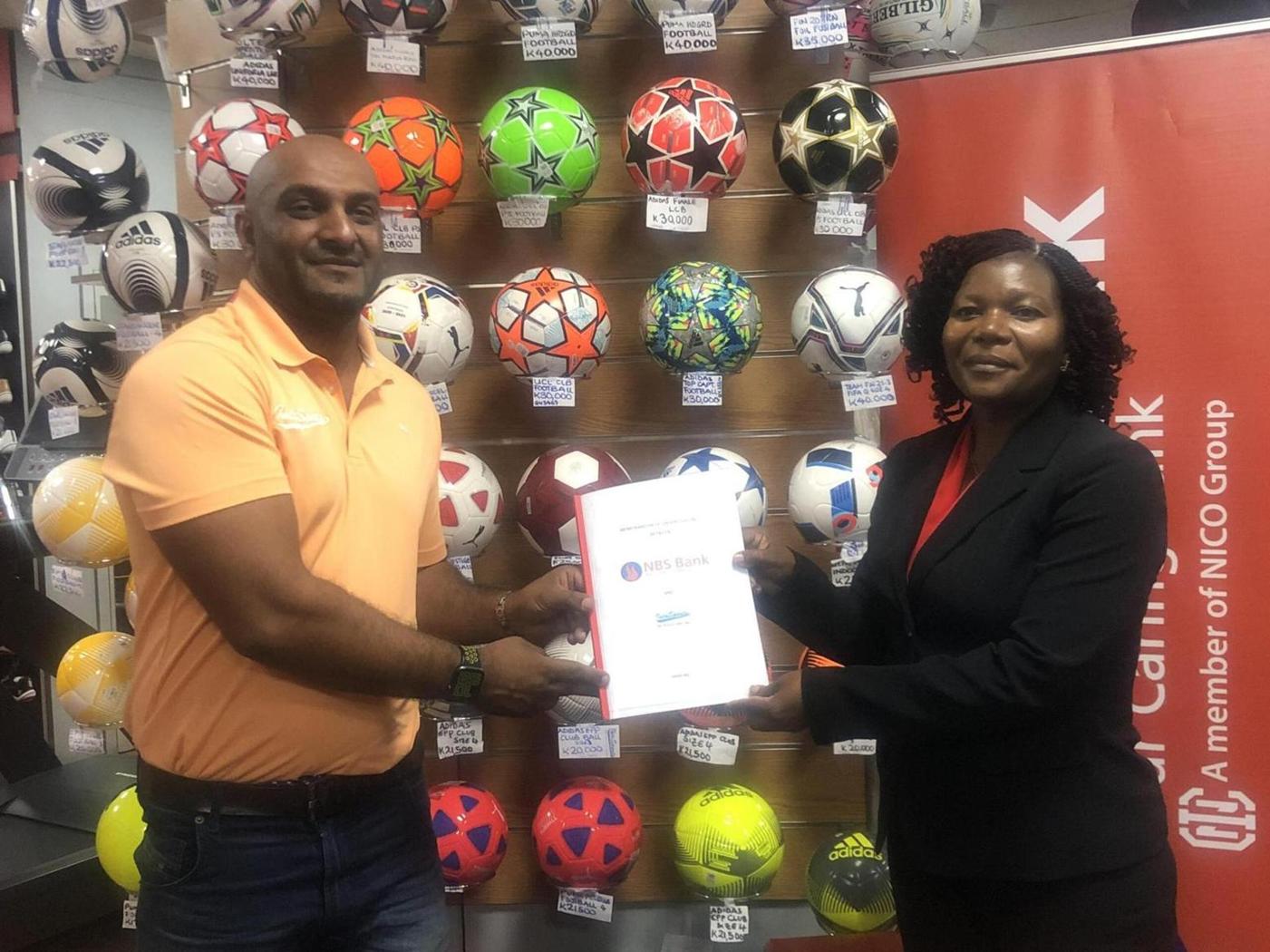 NBS Bank partners IntoSports for sports equipment purchase on loan NBS Bank partners IntoSports for sports equipment purchase on loan