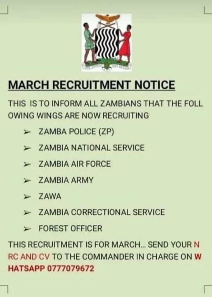 Police statement on fake recruitments! Police statement on fake recruitments!