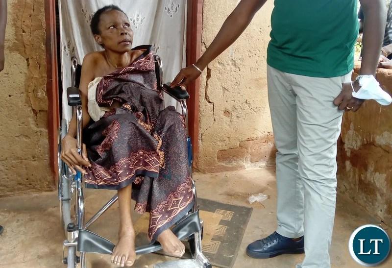 A breast-cancer patient in Ndola’s Kaloko Township appeales for financial assistance to access treatment A breast-cancer patient in Ndola’s Kaloko Township appeales for financial assistance to access treatment