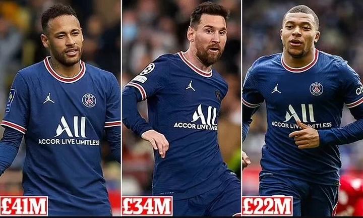 Neymar revealed as the highest-paid footballer in France ahead of Messi and Mbappe Neymar revealed as the highest-paid footballer in France ahead of Messi and Mbappe