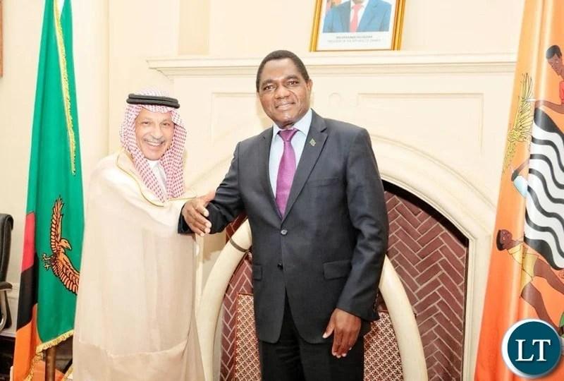 Zambia ponders sourcing petroleum, fertiliser from Saudi Arabia Zambia ponders sourcing petroleum, fertiliser from Saudi Arabia