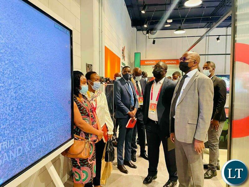 Ministers Musokotwane, Chipoka in Dubai for Expo Ministers Musokotwane, Chipoka in Dubai for Expo