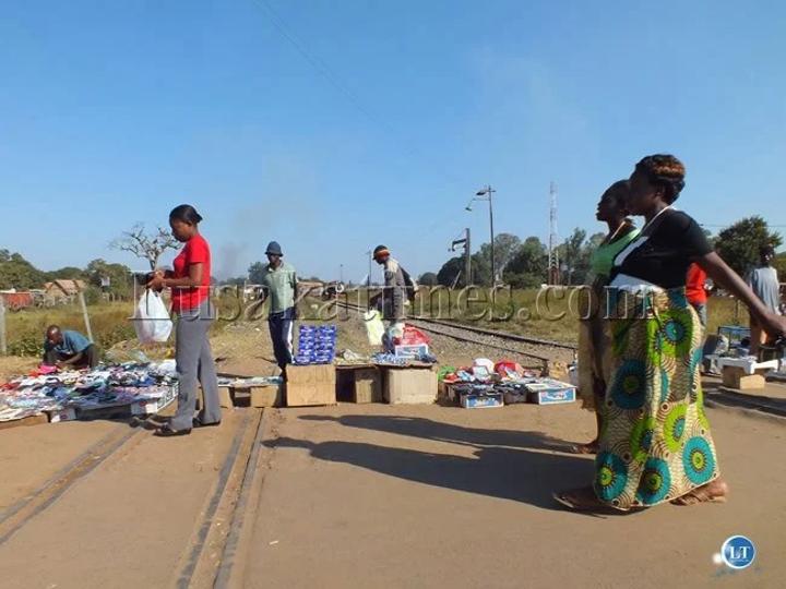 Marketeers protest in Zambezi over the ban on street vending Marketeers protest in Zambezi over the ban on street vending
