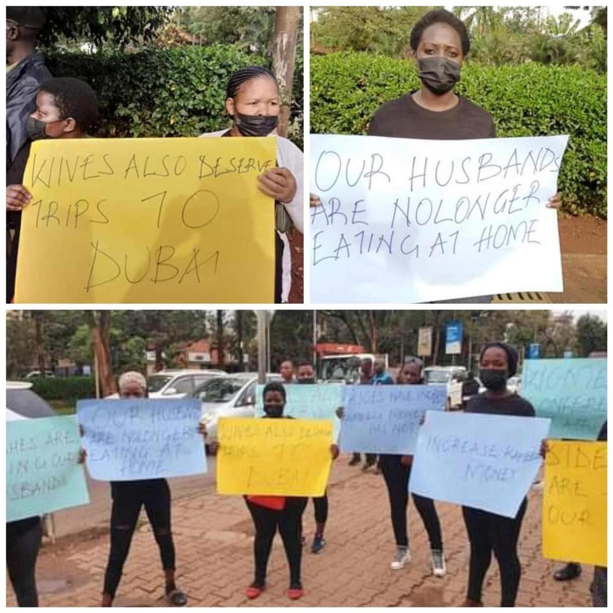 “Wives also deserve trips to Dubai” – Aggrieved women protest against their husbands in Uganda (photos) “Wives also deserve trips to Dubai” – Aggrieved women protest against their husbands in Uganda (photos)