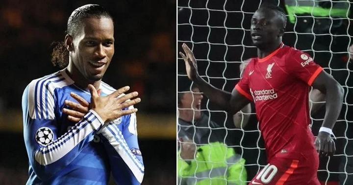 Sadio Mané equals Didier Drobga’s record as the African with the most goals in the Champions League history Sadio Mané equals Didier Drobga’s record as the African with the most goals in the Champions League history