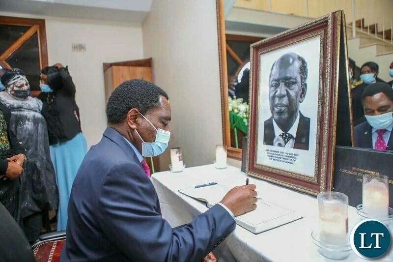 President Hichilema eulogises Chikwanda President Hichilema eulogises Chikwanda