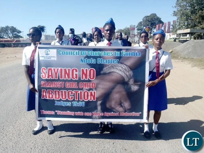 Churches March Against abduction of Individuals