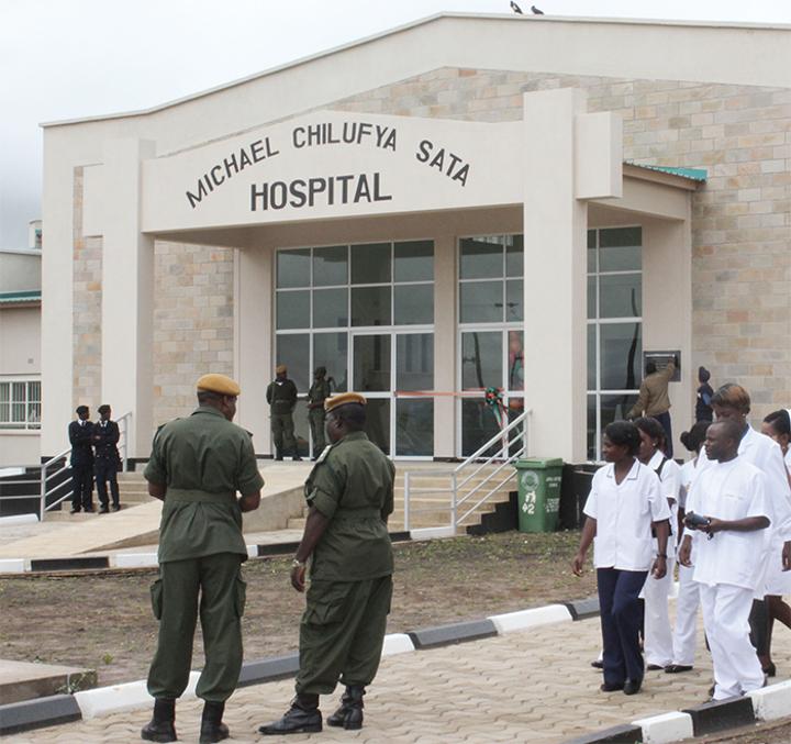 Government not impressed with untidy Michael Chilufya Sata hospital