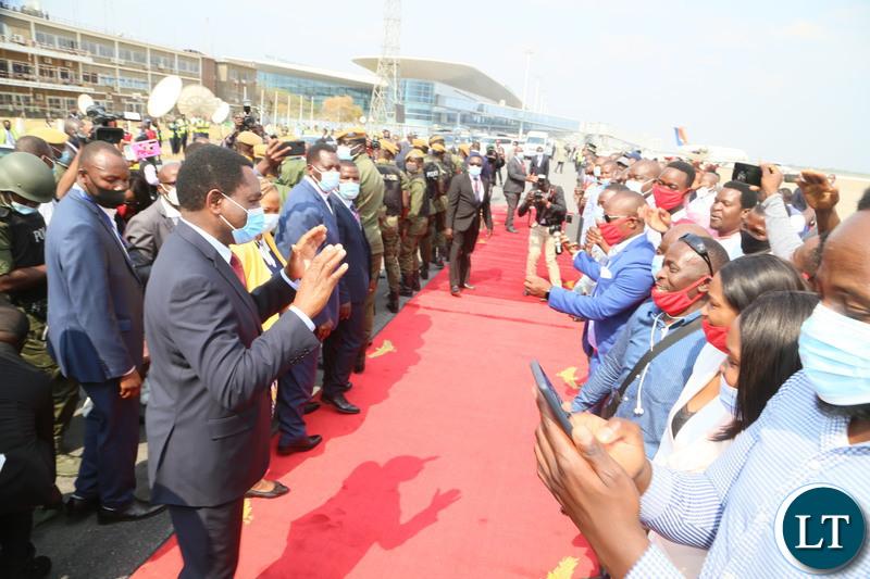 President Hichilema leaves for Eswatini President Hichilema leaves for Eswatini