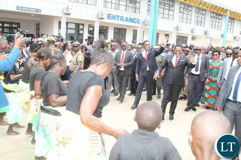 HH and Malawian President Chakwera launch the Mchinji- Mwami one-stop border post HH and Malawian President Chakwera launch the Mchinji- Mwami one-stop border post