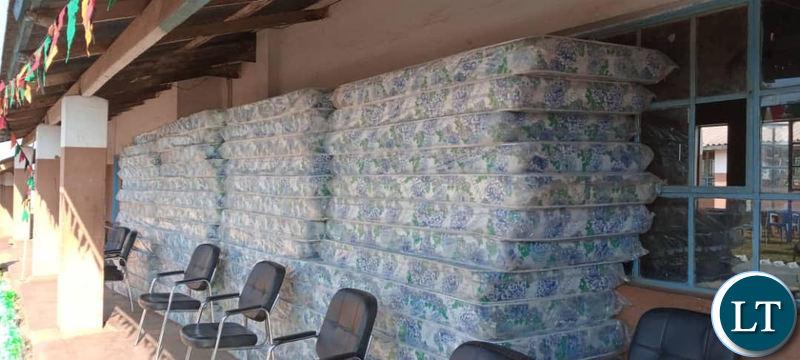 Parliamentarian donates mattresses, blankets to Chaanga School Parliamentarian donates mattresses, blankets to Chaanga School