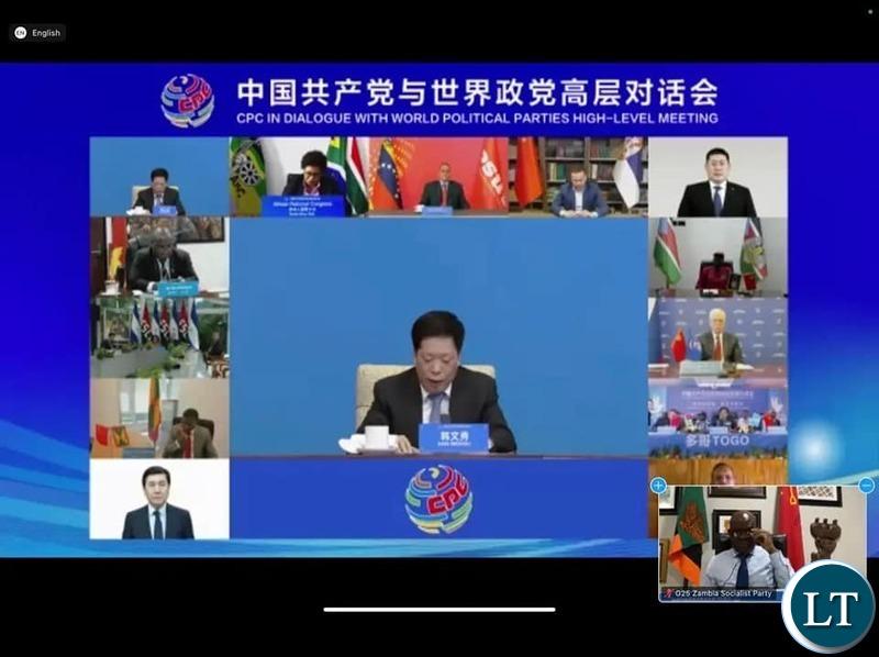 Fred M’membe Applauds President Xi Jinping’s Global Civilization Initiative at Dialogue with World Political Parties Fred M’membe Applauds President Xi Jinping’s Global Civilization Initiative at Dialogue with World Political Parties