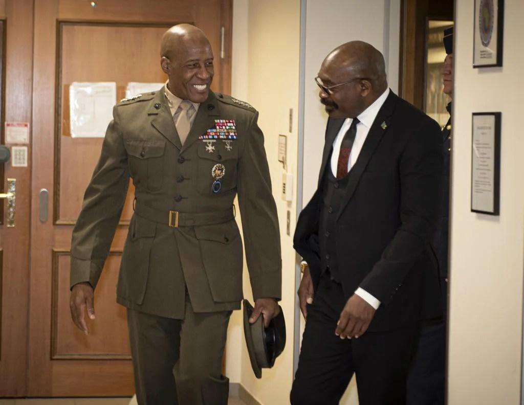 Defense Minister Lufuma visits AFRICOM Headquarters Defense Minister Lufuma visits AFRICOM Headquarters