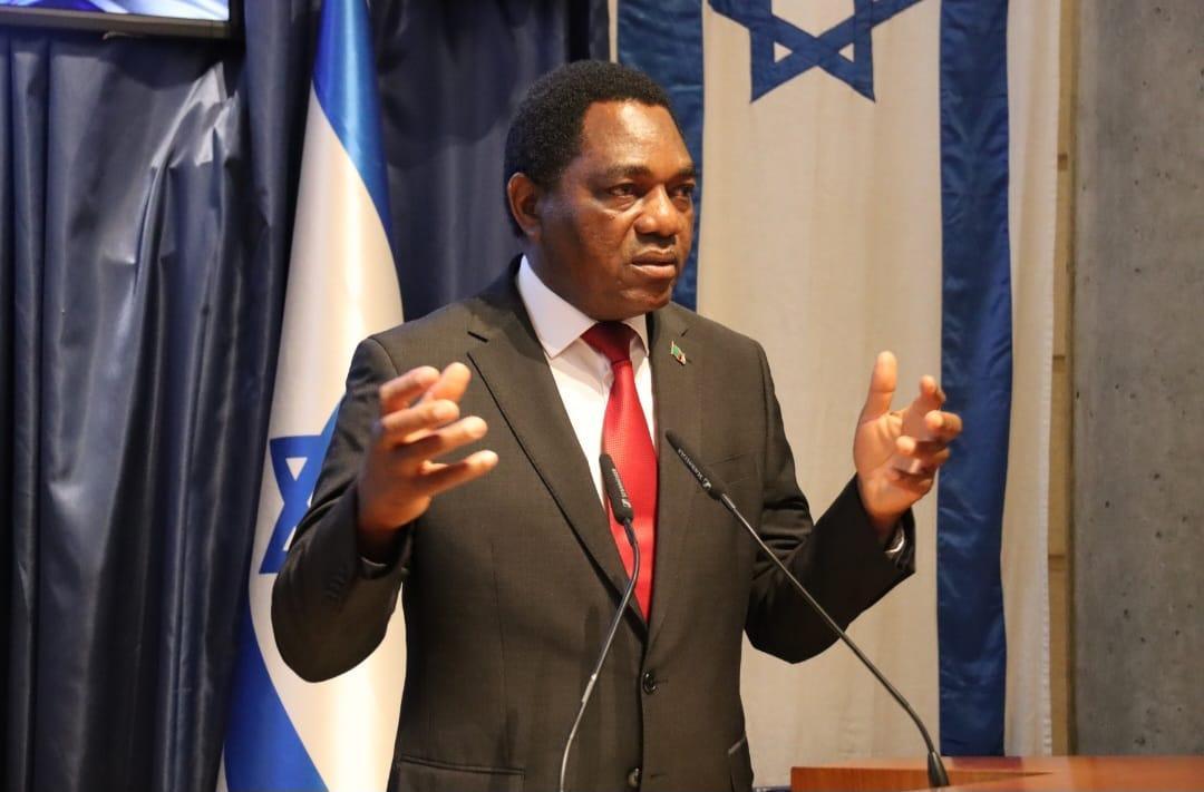 Zambia to waive visa requirement for Israel to boost trade-President Hichilema Zambia to waive visa requirement for Israel to boost trade-President Hichilema