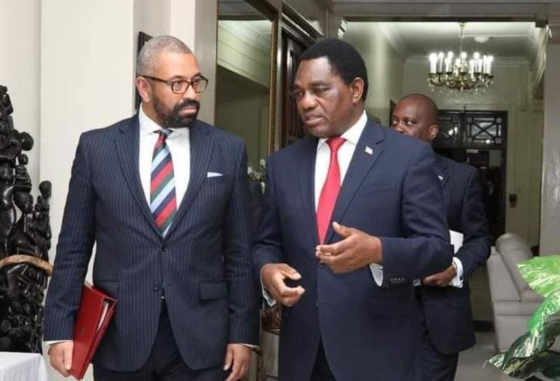 UK Foreign Secretary Meets President Hichilema to Strengthen Bilateral Ties UK Foreign Secretary Meets President Hichilema to Strengthen Bilateral Ties