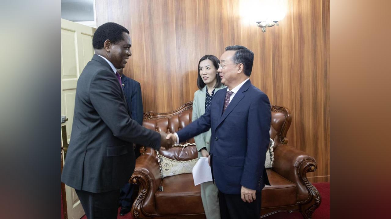 President Hichilema holds talks with Chinese Agric Minister President Hichilema holds talks with Chinese Agric Minister