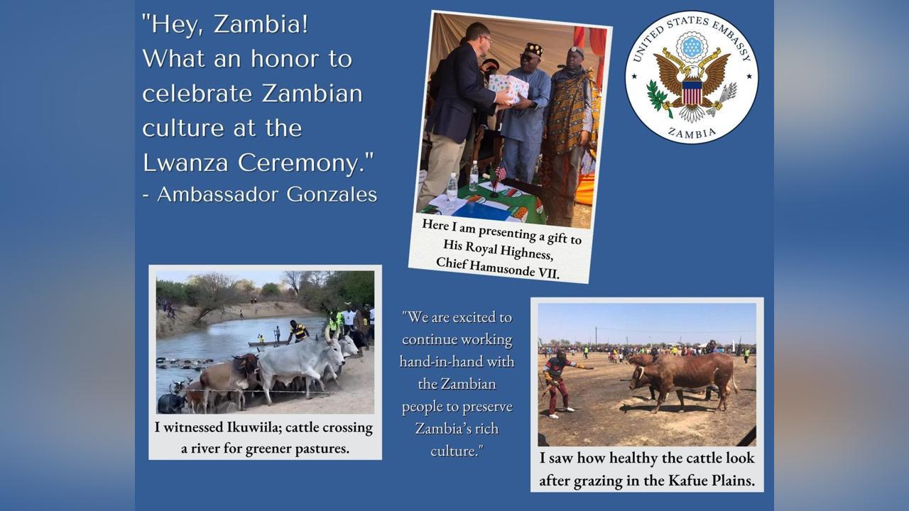 US committed to supporting Zambia’s health, education sectors – Gonzales US committed to supporting Zambia’s health, education sectors – Gonzales