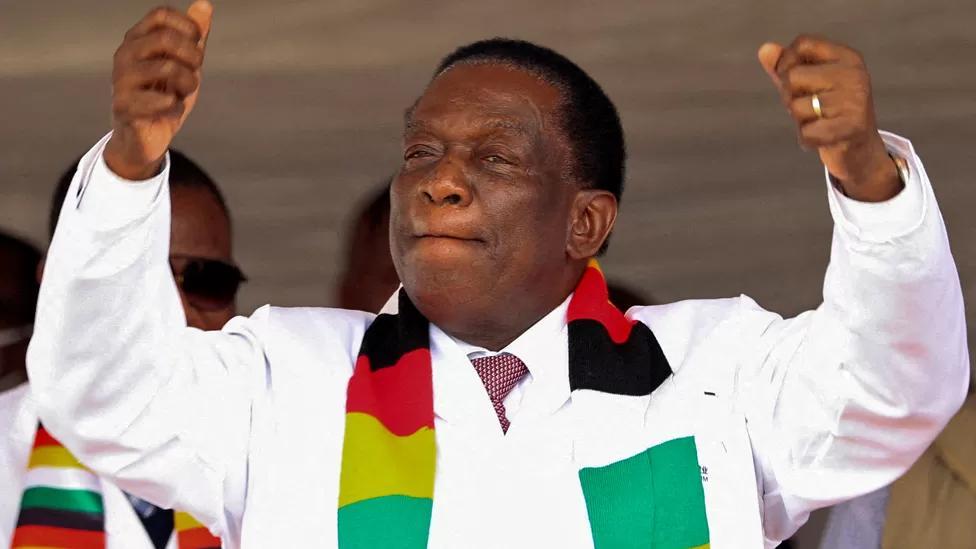 Zimbabwe’s President Mnangagwa wins second term, opposition rejects result Zimbabwe’s President Mnangagwa wins second term, opposition rejects result