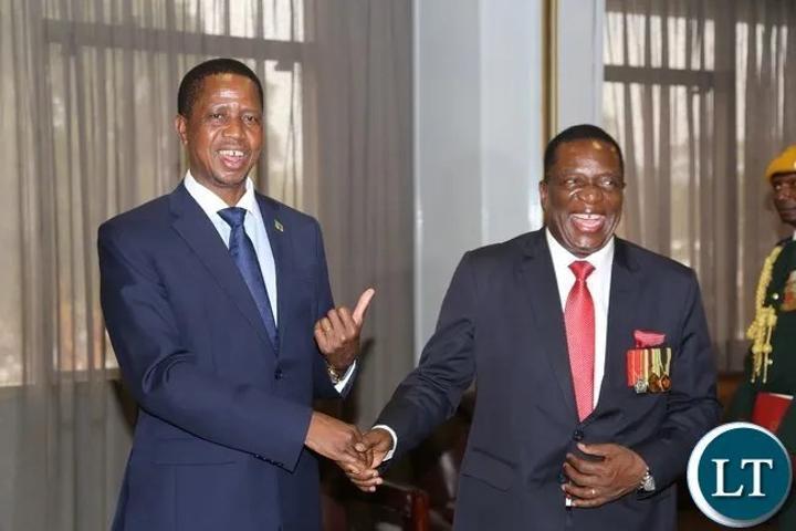 Edgar Lungu has arrived in Harare for the inauguration of President ...