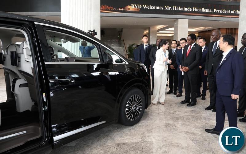 HH Invites BYD To Boost Electric Vehicle Industry in Zambia - Zambia