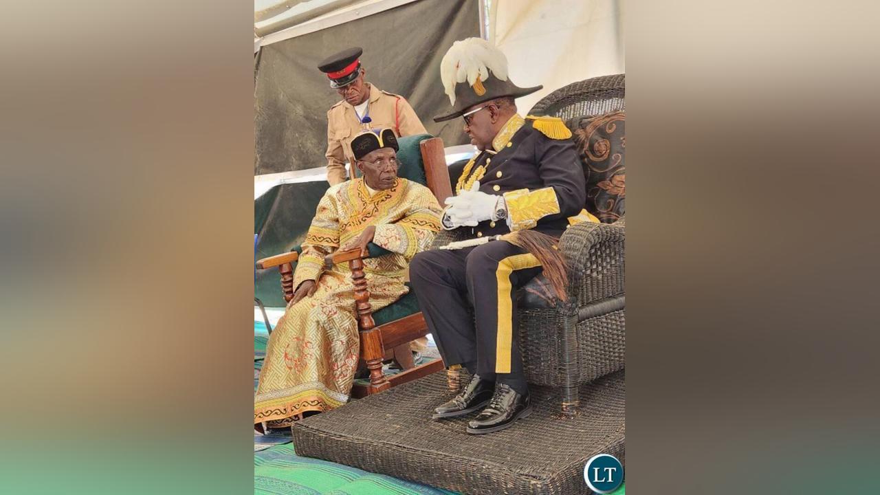 Historic Meeting of Traditional Leaders: Chitimukulu and Litunga Come Together at Ukusefya pa Ng’wena Ceremony Historic Meeting of Traditional Leaders: Chitimukulu and Litunga Come Together at Ukusefya pa Ng’wena Ceremony