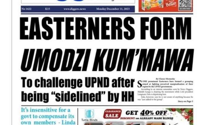 Here is the list of so called Easterners who have allegedly formed the regional and tribal grouping named UMODZI KUM’MAWA Here is the list of so called Easterners who have allegedly formed the regional and tribal grouping named UMODZI KUM’MAWA