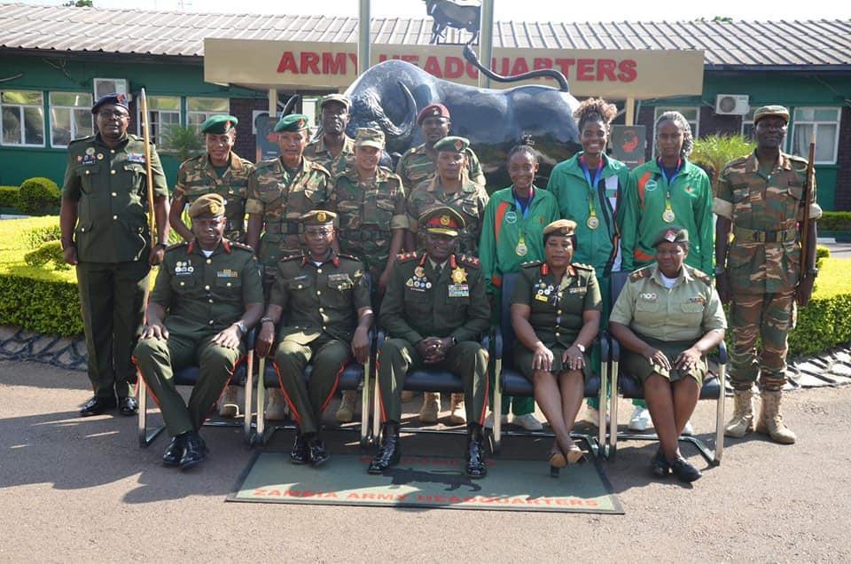 Zambia Army Awards Africa Netball Cup Winners Zambia Army Awards Africa Netball Cup Winners