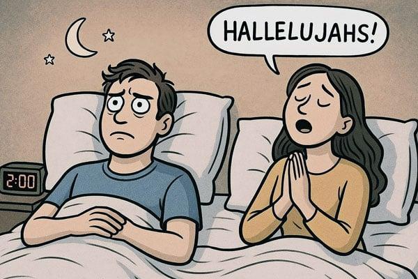 My wife talks to a spirit she says protects us My wife talks to a spirit she says protects us