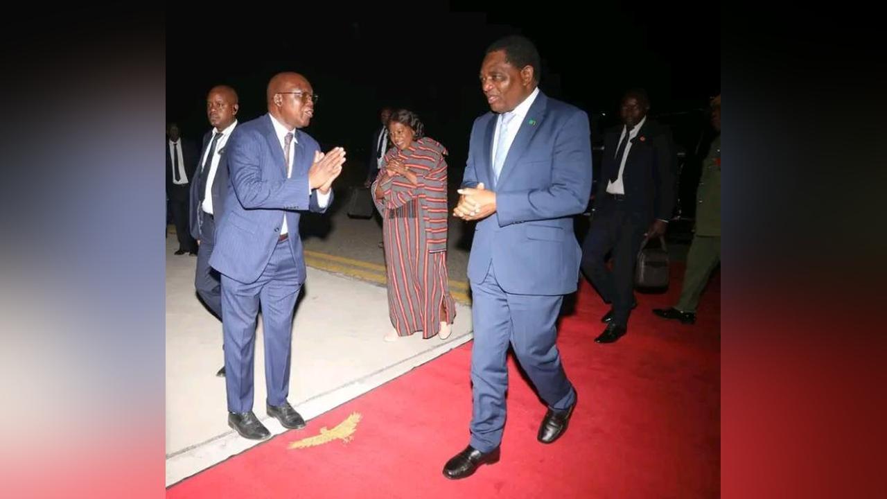 Hichilema Attends Samia Suluhu's Inauguration Hichilema Attends Samia Suluhu's Inauguration