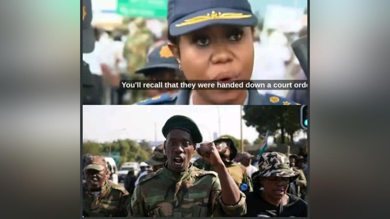 Dudula Clashes With Police Over Foreign Leaders Dudula Clashes With Police Over Foreign Leaders