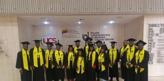 Fred M’membe Sponsors 17 Medical Graduates in Caracas Fred M'membe Sponsors 17 Medical Graduates in Caracas