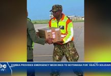 Zambia Airlifts Essential Medicines to Botswana Zambia Airlifts Essential Medicines to Botswana