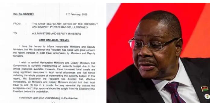 Mutharika Halts Ministers' Travel Spending Mutharika Halts Ministers' Travel Spending