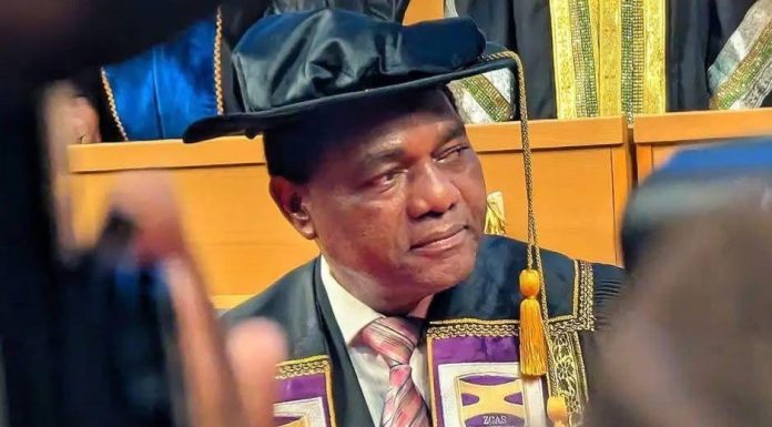 ZCAS University Confers Honorary PhD on HH ZCAS University Confers Honorary PhD on HH