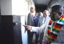 Mnangagwa Matapi Flats tour in pictures