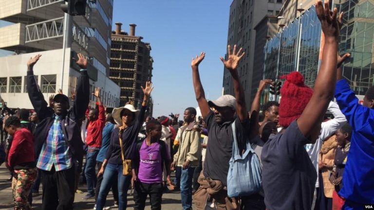 Zimbabwe Police Raid MDC Offices Over Uniformed Forces Helmet Cache