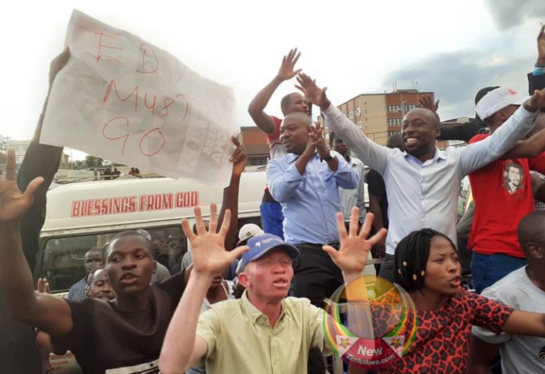 LATEST: Police fire teargas to disperse protesting MDC youths