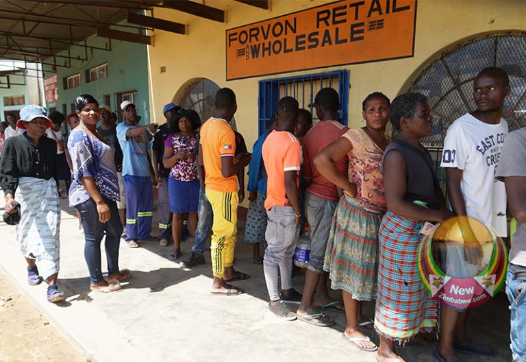 In pictures: Sale of subsidised roller meal in Harare’s Epworth