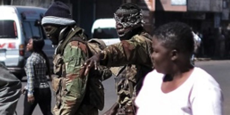 Enforcement Of Lockdown: Heavy Police And Army Presence