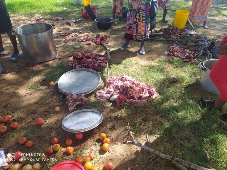 PICTURES: Alleged Zanu PF Youth Disrupt An MDC Alliance Campaign By Spoiling Their Food