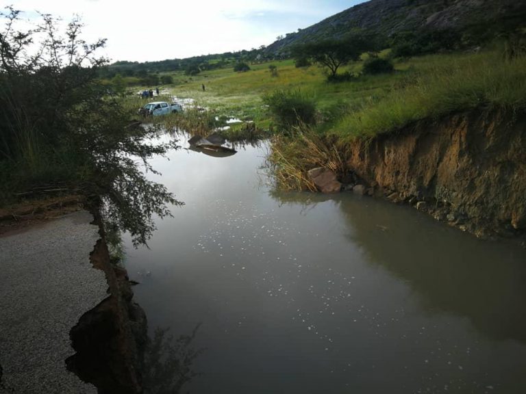 Transport Minister Tours Collapsed Mwarazi Bridge