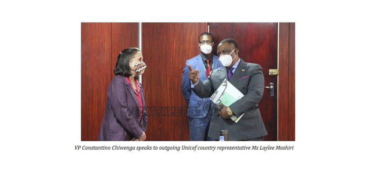 Unicef Rep To Zimbabwe Bids Farewell To VP Chiwenga