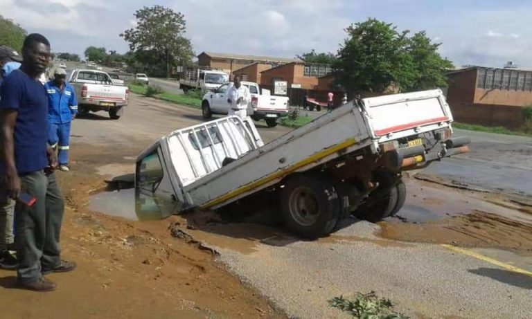 Mnangagwa ‘Pained’ By Potholes On Country’s Highways