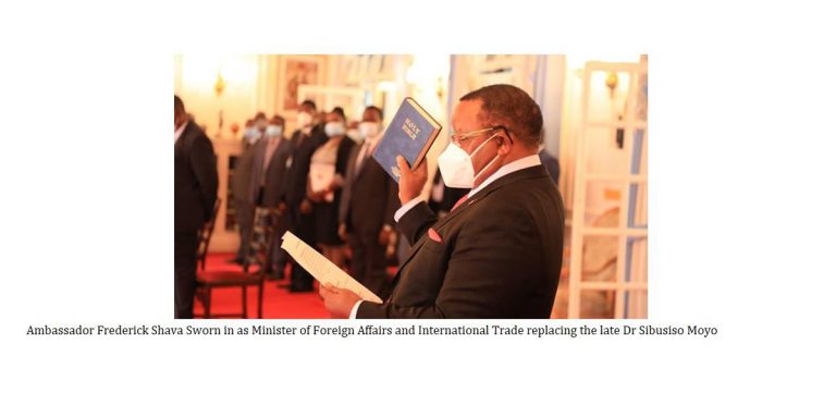 FA Minister Shava Wouldn’t Work Until Govt Paid US$100k
