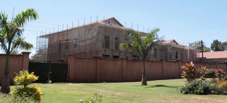 Construction Of Mnangagwa’s Borrowdale Mansion Stalls
