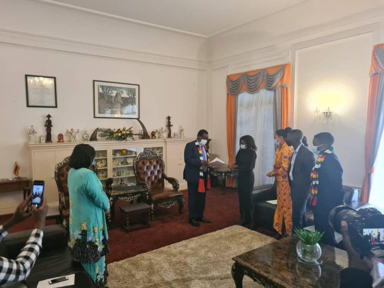 Mnangagwa Hands Over Doctorate For Late JB Matiza