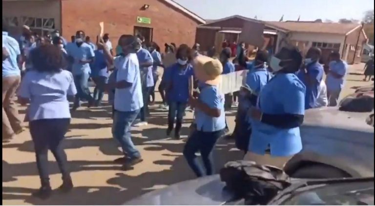 Nurses, Teachers Burn Payslips In Protest